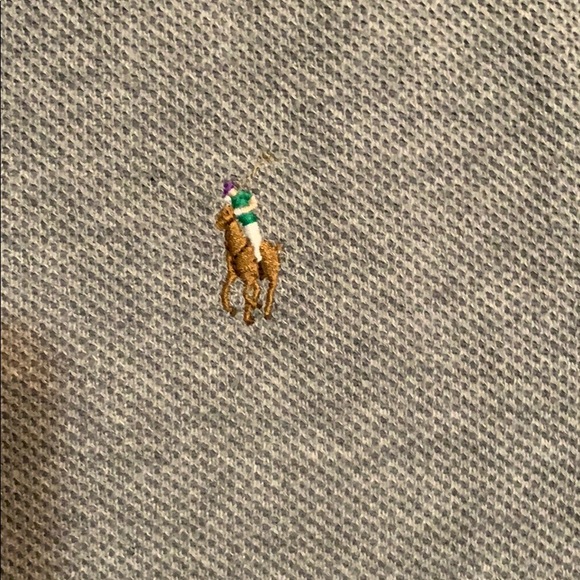 Polo by Ralph Lauren, Grey Sweatshirt 3/4 zip up - Picture 3 of 3